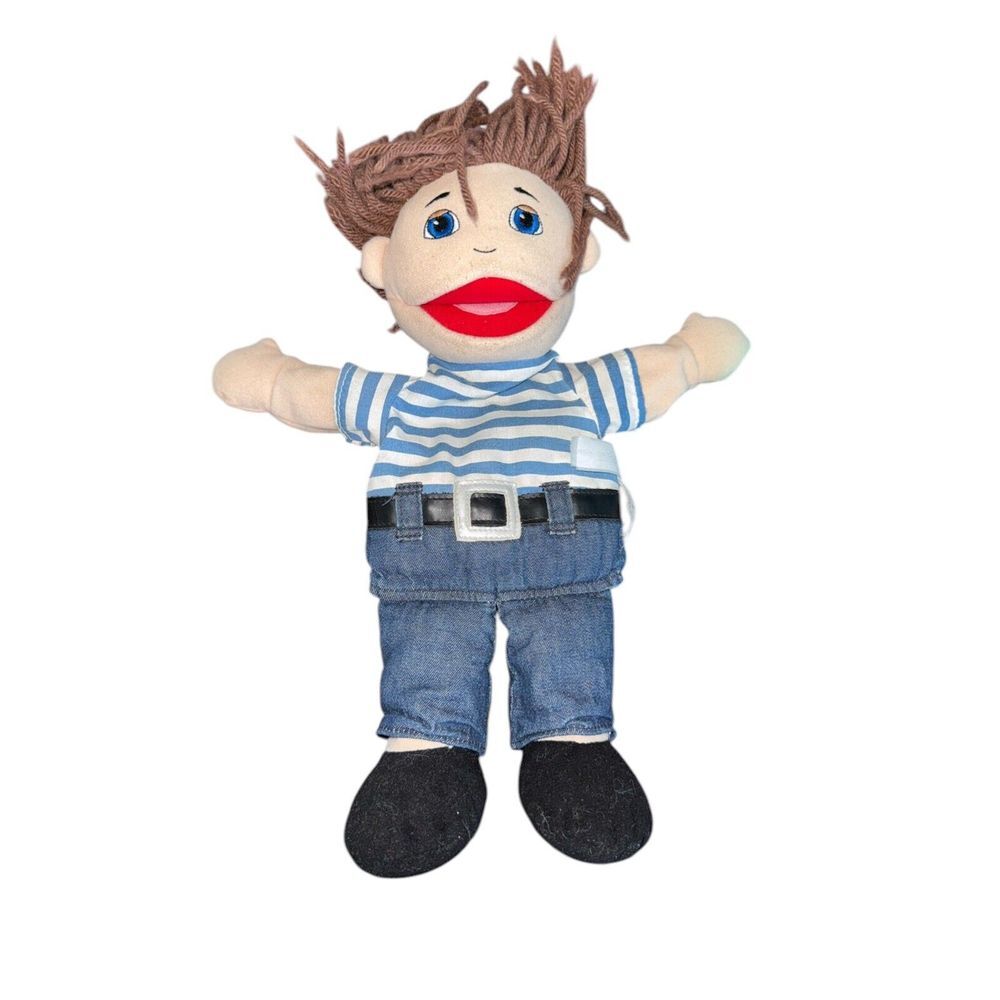 Hallsmart International Hand Puppet Plush Boy Toy Well Loved